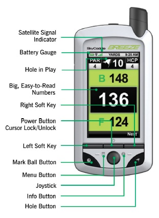 Skycaddie sgx golf discount gps