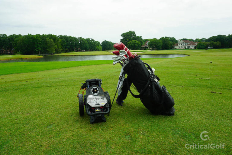 Golf Bag beside Nitron