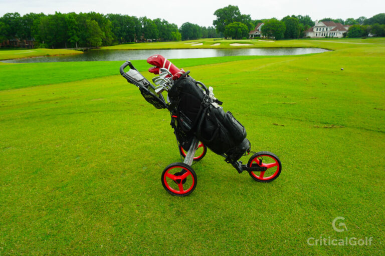 Review Of Sun Mountain Speed Cart V1 Golf Push Cart Critical Golf