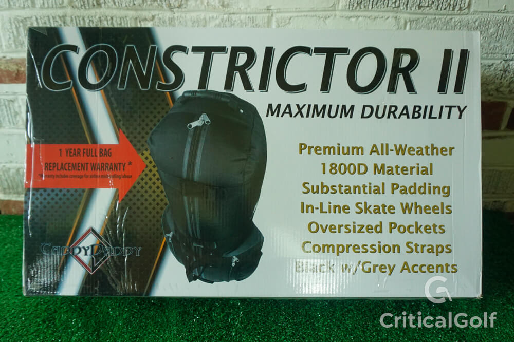 CaddyDaddy Golf Constrictor 2 Travel Bag Review (2023) Critical Golf